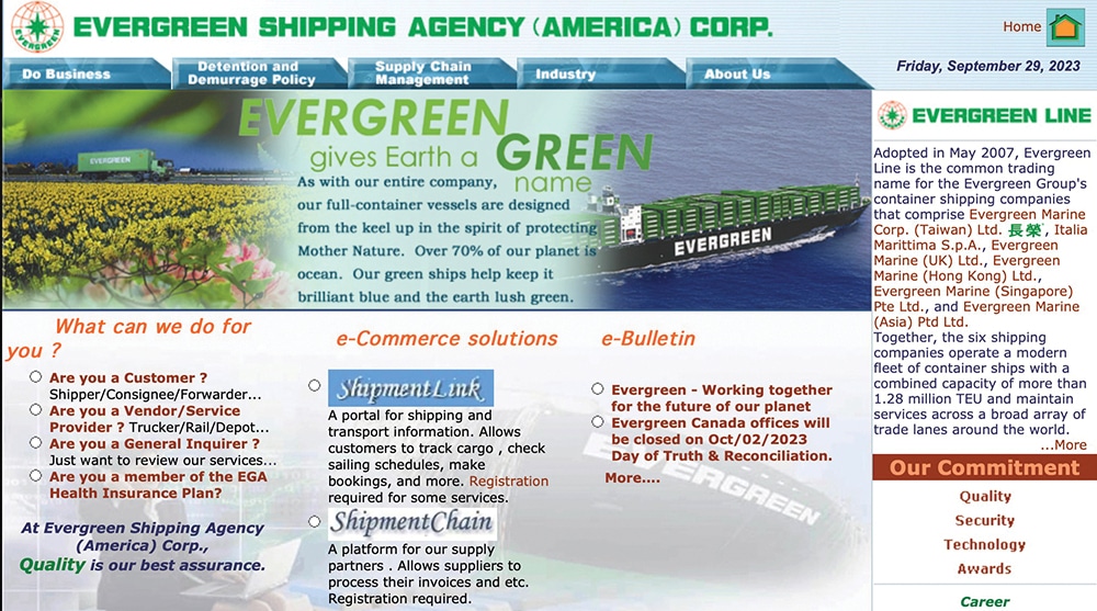 Evergreen Shipping Agency (America) Corp.